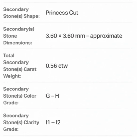 Vintage 14K solid gold 1.00 CTW natural Diamond Three Stone princess cut sz 6.50